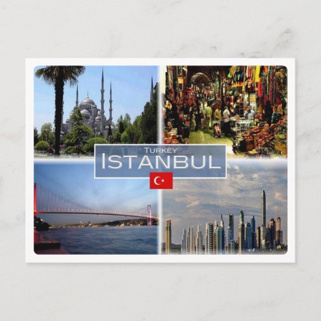 Postal TR Turquía - Estambul - (Anverso)