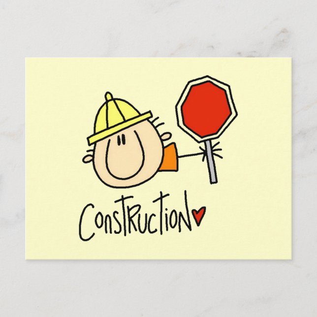 Postal Trabajador de la Construcción (Anverso)