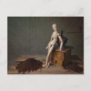 Postal Trabajador del café