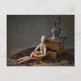 Postal Trabajador del café