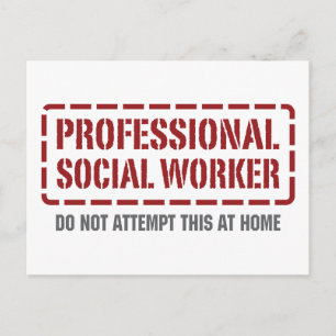 Postal Trabajador Social Profesional