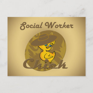 Postal Trabajadora Social Chick #6