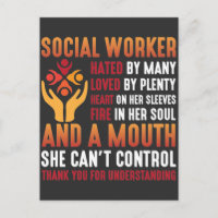 Trabajadora social Educadora Chica de Trabajo Soci