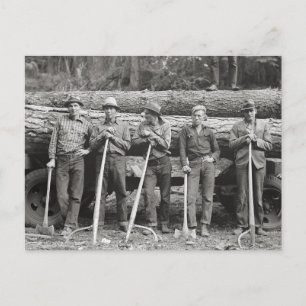 Postal Trabajadores de aserradero de Idaho, 1939