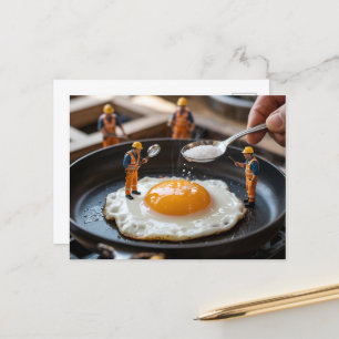 Postal Trabajadores de construcción divertidos arreglan h