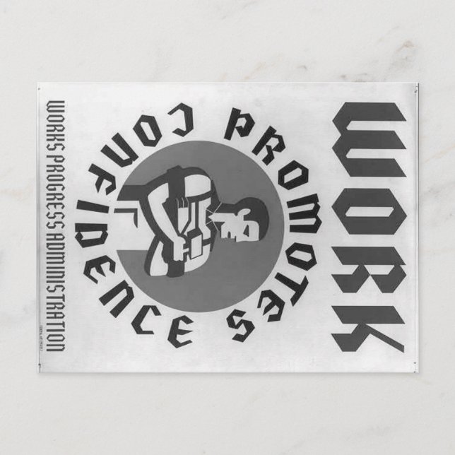 Postal Trabajar (Anverso)