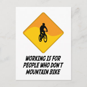 Postal Trabajar es para la gente que no hace ciclismo de