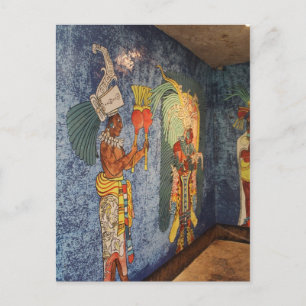 Postal Trabajo artístico maya nº 3