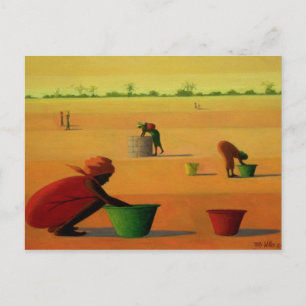 Postal Trabajo de la mujer en 2001