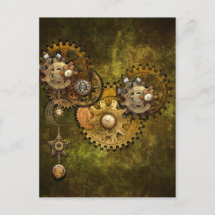 Postal Trabajo de reloj