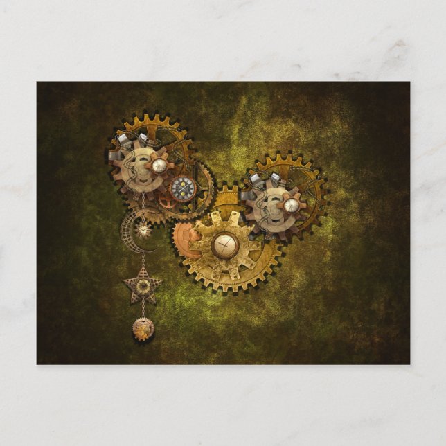 Postal Trabajo de reloj (Anverso)