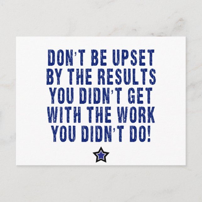 Postal ¡Trabajo duro, esfuerzo, paga! (Anverso)