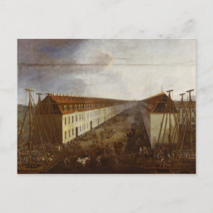 Postal Trabajos de construcción en Friedrichstrasse, Berl