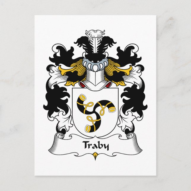 Postal Traby Family Crest (Anverso)