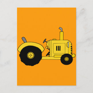 Postal Tractor amarillo