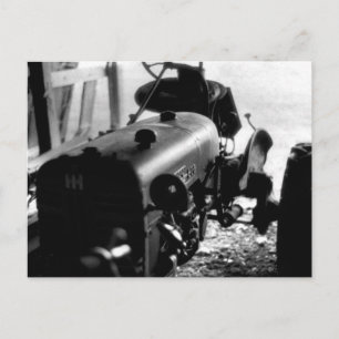 Postal Tractor antiguo