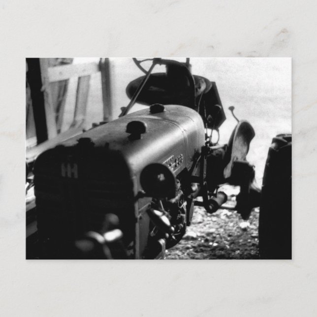 Postal Tractor antiguo (Anverso)