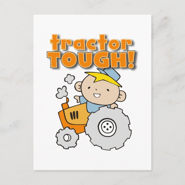 Postal Tractor Camisetas y regalos duros (Anverso)