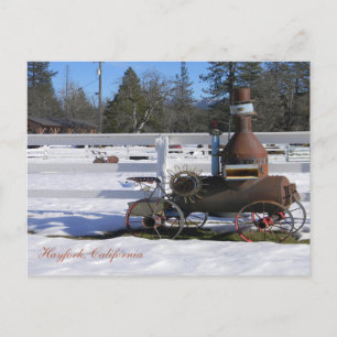 Postal Tractor histórico de motor de vapor...