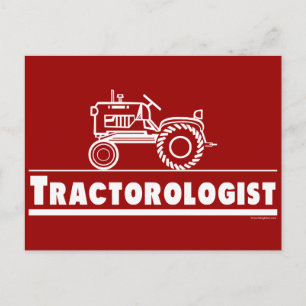 Postal Tractor Ologist RED