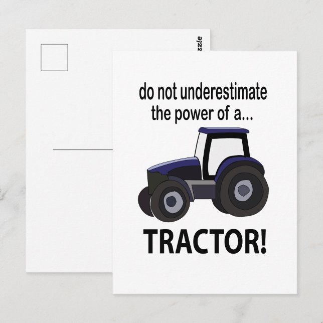 Postal Tractor Poder Tractor (Anverso / Reverso)