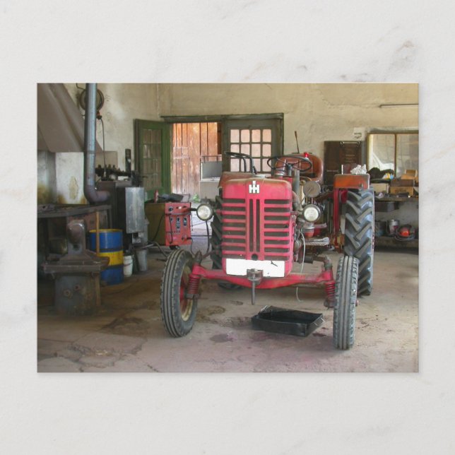 Postal Tractor Red McGormick (Anverso)