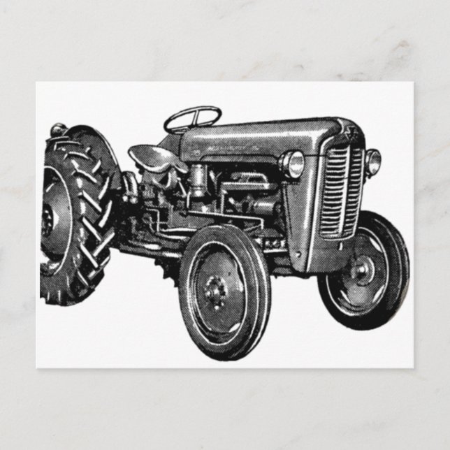 Postal Tractor Vintage (Anverso)
