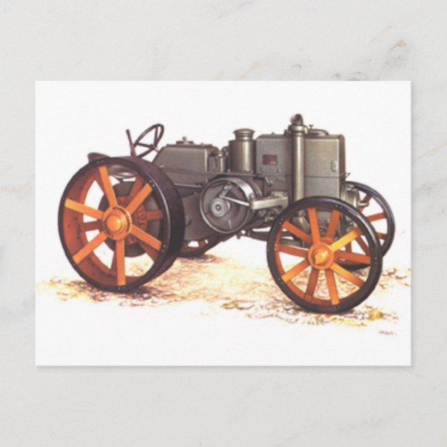 Postal Tractor Vintage (Anverso)