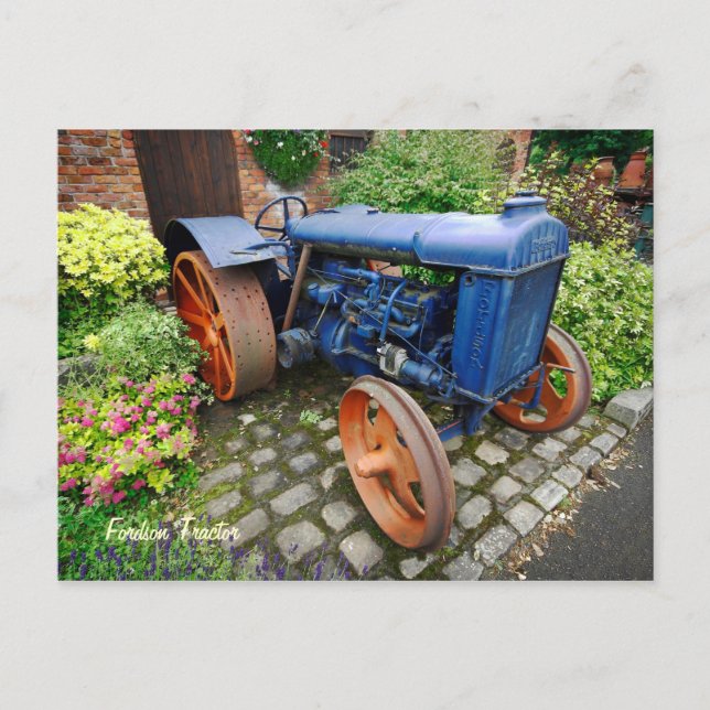 Postal Tractor Vintage Fordson, Bredbury Hall (Anverso)
