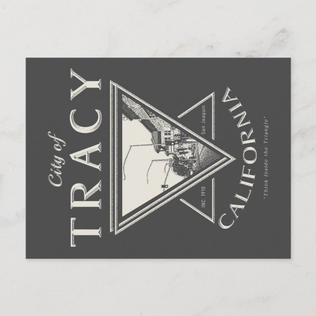 POSTAL TRACY SAN JOAQUIN CALIFORNIA (Anverso)