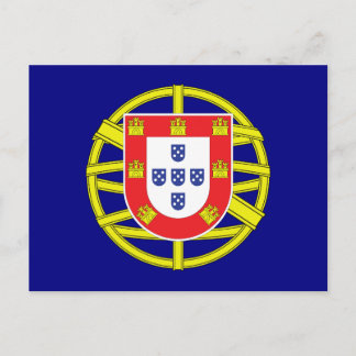 Postal Traditional Portugal Coat of Arms Patriotic Gift