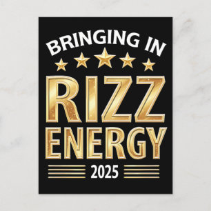 Postal Traer la camiseta de Rizz Energy 2025 - Gen divert