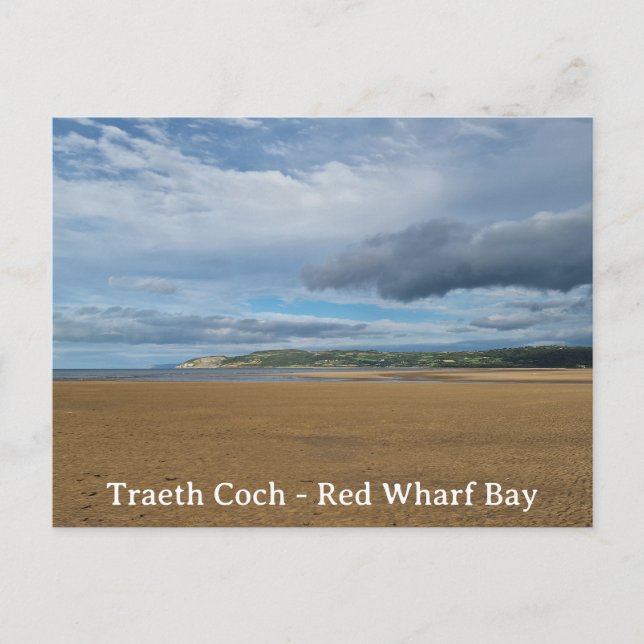 Postal Traeth Coch - Red Wharf Bay (Anverso)