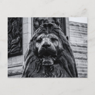 Postal Trafalgar Square Bronze Lion