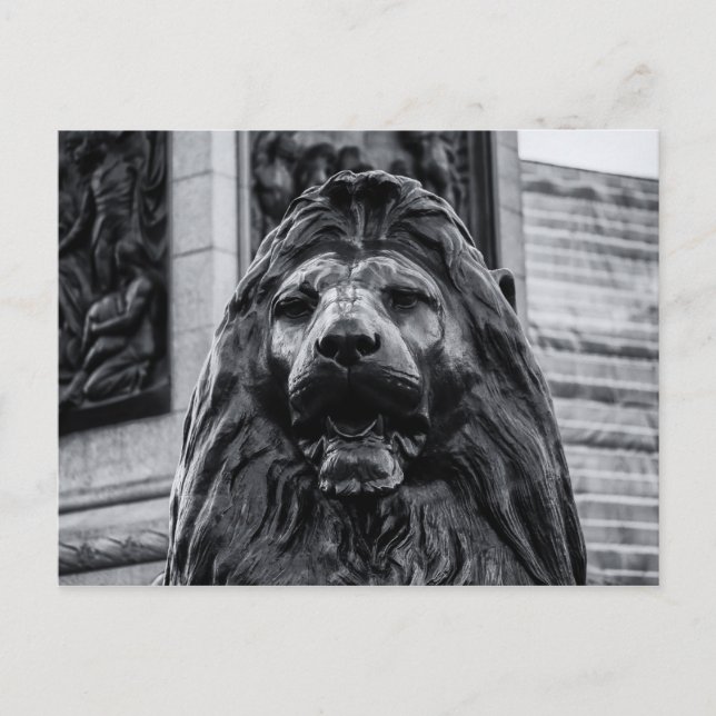 Postal Trafalgar Square Bronze Lion (Anverso)