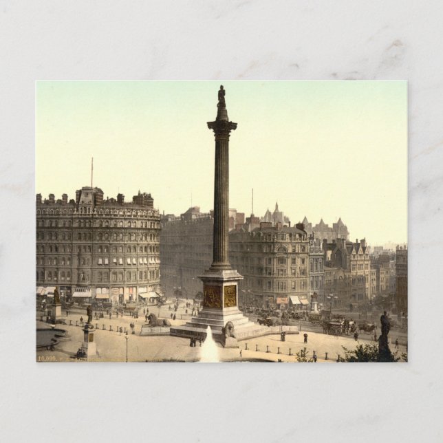 Postal Trafalgar Square I, Londres, Inglaterra (Anverso)