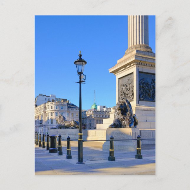 Postal Trafalgar Square, Londres Reino Unido (Anverso)
