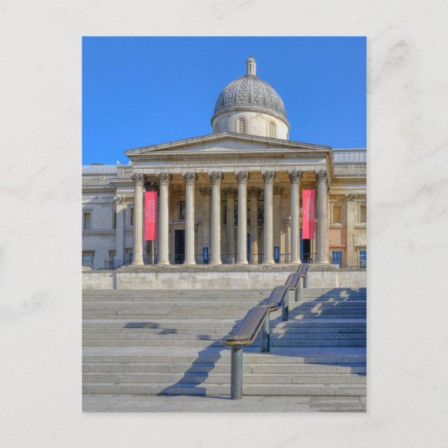 Postal Trafalgar Square, Londres Reino Unido (Anverso)