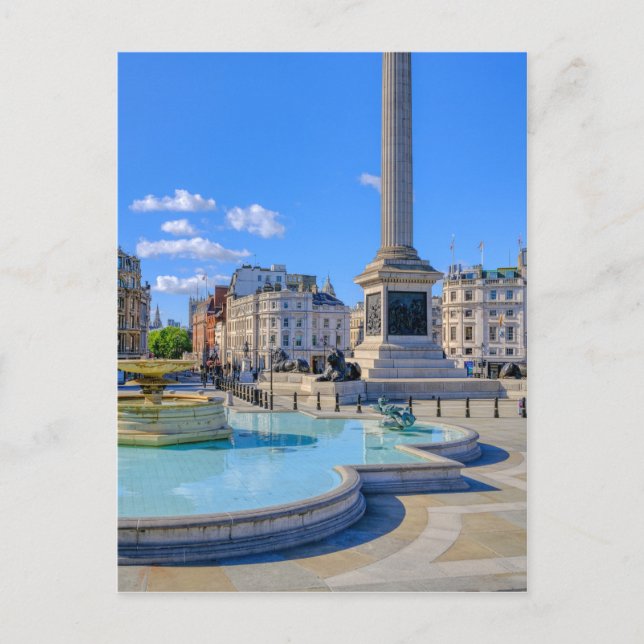 Postal Trafalgar Square, Reino Unido de Londres (Anverso)