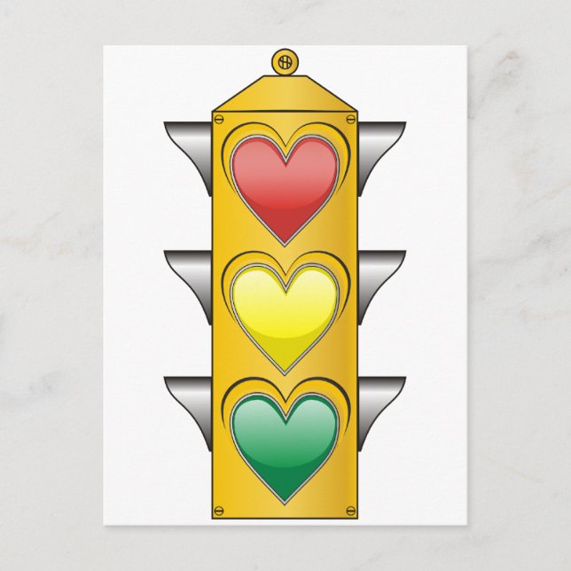 Postal Tráfico Amor Luz (Anverso)