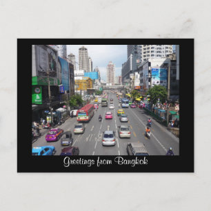 Postal tráfico de bangkok