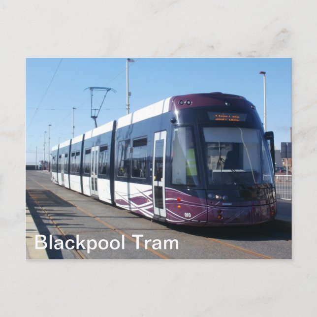 Postal Tráfico de Blackpool (Anverso)