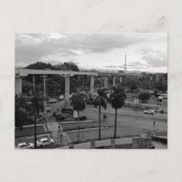 Postal Tráfico de la avenida Intersección de la ciudad de