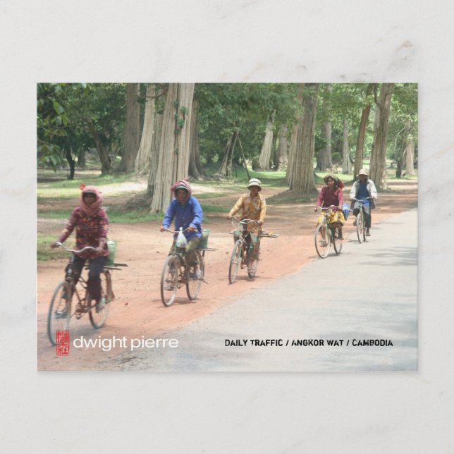 Postal Tráfico diario * Angkor Wat - Camboya... (Anverso)