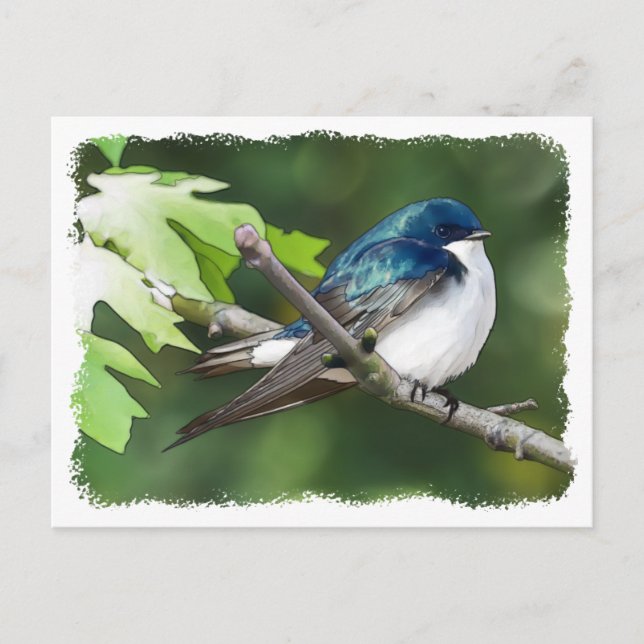 Postal Tragar árbol - Postcard (Anverso)