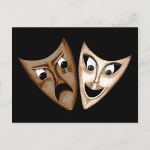 Postal Tragedia y comedia