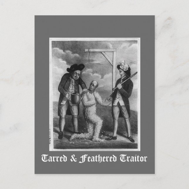 Postal Traidor Tarred & Feathered (Anverso)