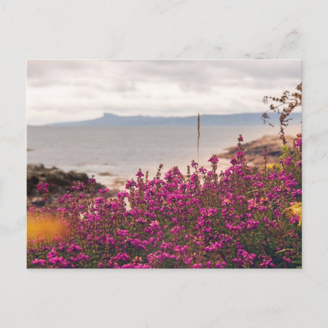 Postal Traigh Beach and Eigg (Anverso)