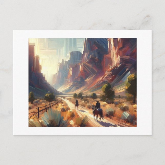 Postal Trail de flecha rota Arizona, (Anverso)