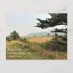 Postal Trail fluvial en Cabo Blanco, Costa de Oregón